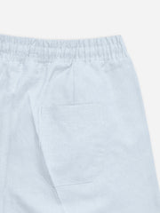 Ash White Linen Blended Pajama Trouser