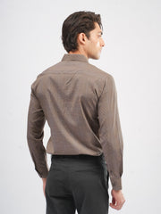Auburn Brown Tartan Plaid Shirt