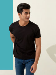 Basic Black Crew Neck T-shirt