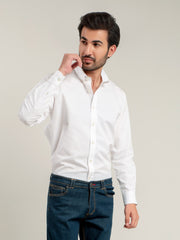 Basic White Button Down Shirt