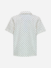 Beige Printed Polo Shirt