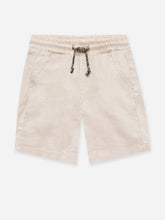 Beige Linen Casual Shorts - Junior