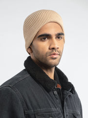 Beige Beanie Cap