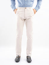 Beige Cotton Chinos