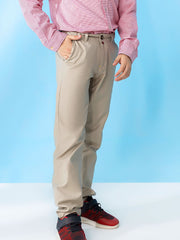 Beige Light Weight Casual Trouser