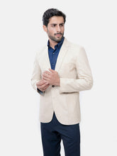 Beige Linen Blended Blazer