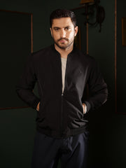 Black Bomber Jacket