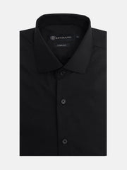 Black Classic Satin Shirt