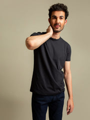 Black Crew Neck T-Shirt