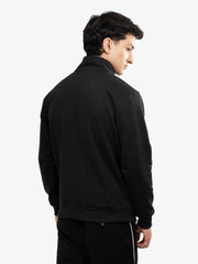 Black Fleece Mock Neck Quarter Zipper