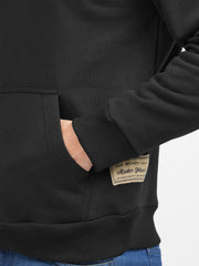 Black Heavyweight Fleece Hoodie