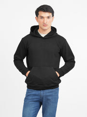 Black Heavyweight Fleece Hoodie