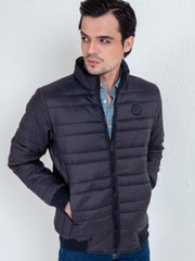 Black Nylon Puffer Jacket
