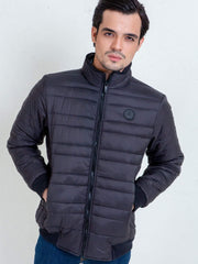Black Nylon Puffer Jacket