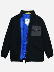 Black Quilted Casual Jacket