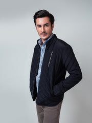 Black Quilted Padded Jacket