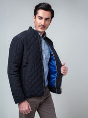 Black Quilted Padded Jacket