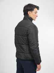 Black Quilted Puffer Jacket