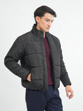 Black Quilted Puffer Jacket