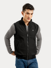 Black Sleeveless Zipper Jacket - Essential