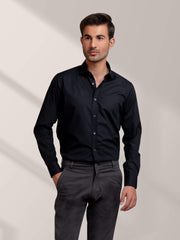 Black Super Fine Formal Shirt