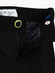 Black Twill Casual Trouser