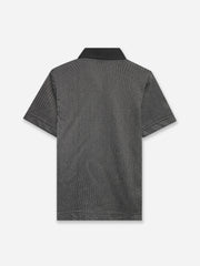 Black Dobby Casual Polo - Junior