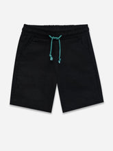 Black Linen Casual Shorts - Junior