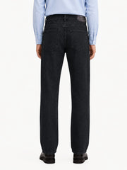 Black Straight Fit Casual Denim