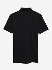 Black 100% Cotton Basic Polo