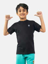 Black Basic Crew Neck Casual T-Shirt