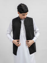 Black Dot Structured Waistcoat