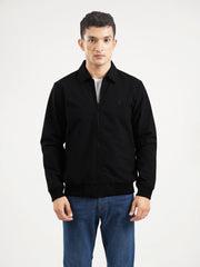 Black Everyday Structured Collar Jacket