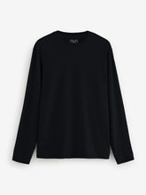 Black Long Sleeve Crew Neck T-Shirt - Women