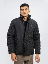 Black Quilted Puffer Jacket