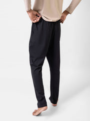 Black Relax Fit Knitted Pajama
