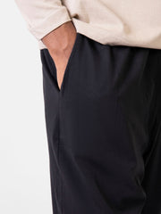 Black Relax Fit Knitted Pajama