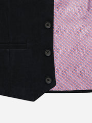 Black Velvet Formal Vest - Junior
