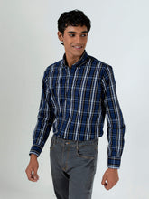 Black & Blue Checkered Shirt