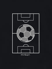 Black 'Pro Player' Printed Casual T-Shirt