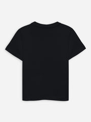 Black 'Pro Player' Printed Casual T-Shirt