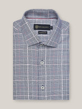 Black & White Checkered Shirt With Shallow Collar