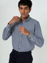 Black & White Gingham Button Down Shirt