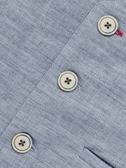 Blue Chambray Suit Waistcoat