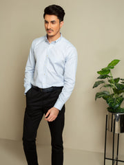 Blue Checkered Office Shirt