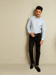 Blue Checkered Office Shirt
