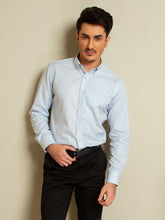 Blue Checkered Office Shirt