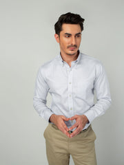 Blue Gingham Button Down Shirt