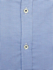 Blue & Grey Houndstooth Shirt