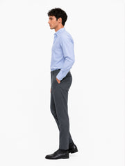 Blue Basic Oxford Button Down Shirt